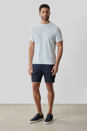 T-Shirt slub pour homme par Robert Barakett | RB61127 Brightwood Brume Bleue | Boutique Vvög, vêtements mode pour homme et femme