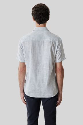 Chemise tissée pour homme par Robert Barakett | RB61148 Daxton Bleu Délavé | Boutique Vvög, vêtements mode pour homme et femme