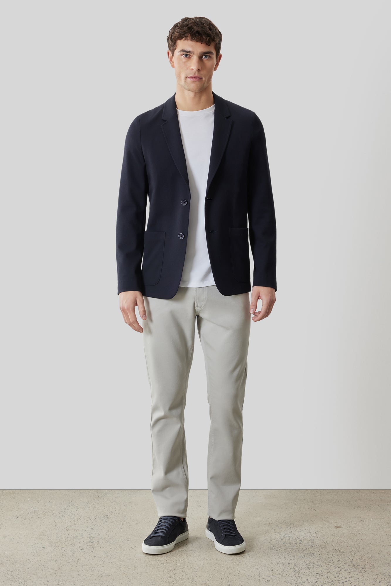 Veston pour homme par Robert Barakett | RB61189 Fumito Caspienne Foncée | Boutique Vvög, vêtements mode pour homme et femme
