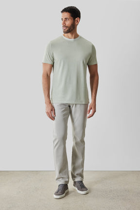 T-Shirt col rond pour homme par Robert Barakett | RB61191 Roscoe Vert Désert | Boutique Vvög, vêtements mode pour homme et femme