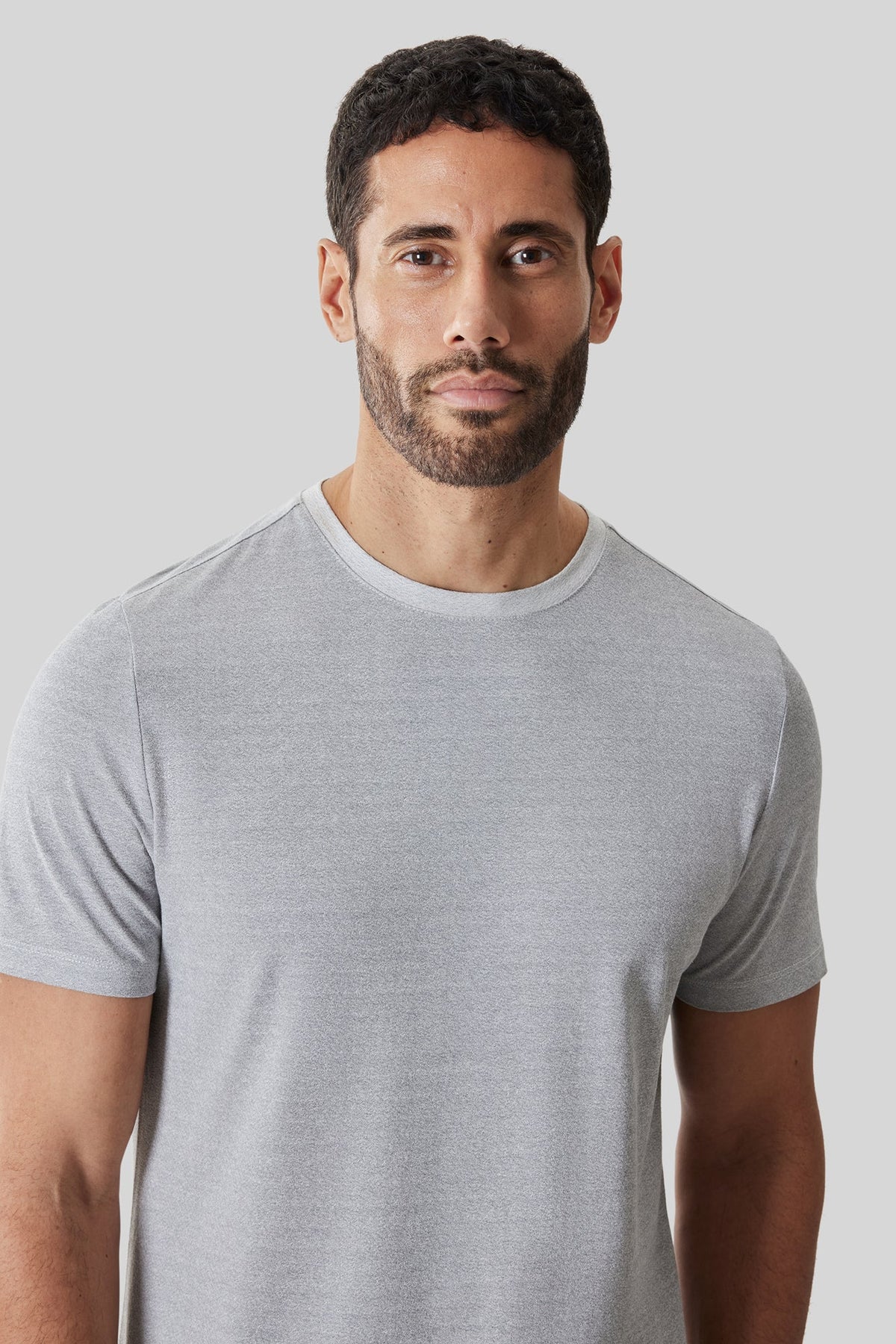T-Shirt col rond pour homme par Robert Barakett | RB61191 Roscoe Gris Minéral | Boutique Vvög, vêtements mode pour homme et femme