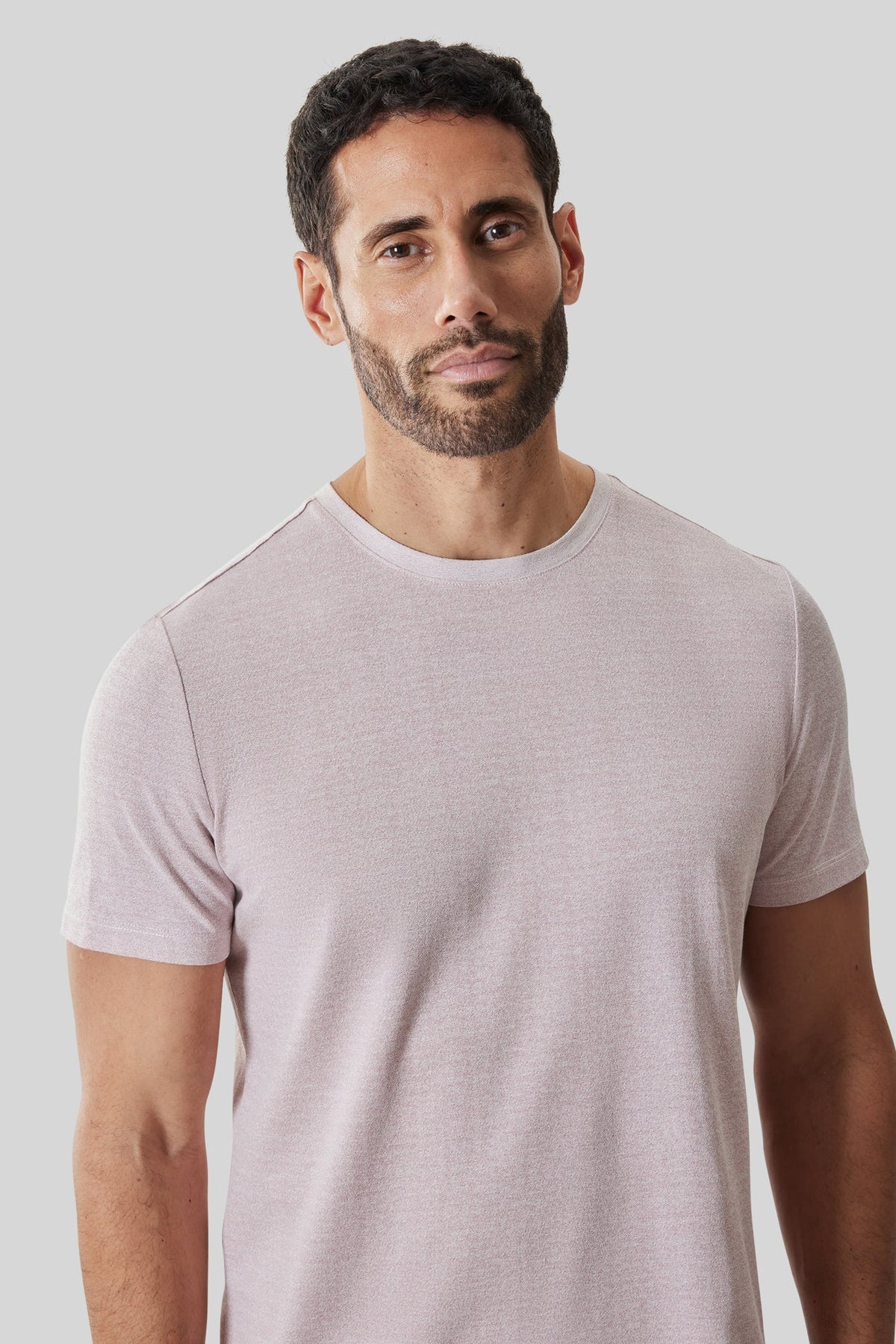 T-Shirt col rond pour homme par Robert Barakett | RB61191 Roscoe Rose | Boutique Vvög, vêtements mode pour homme et femme