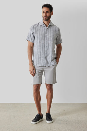 Chemise tissée pour homme par Robert Barakett | RB61196 Satoru Noir | Boutique Vvög, vêtements mode pour homme et femme