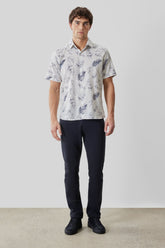 Chemise tissée pour homme par Robert Barakett | RB61200 Manolo Blanc | Boutique Vvög, vêtements mode pour homme et femme
