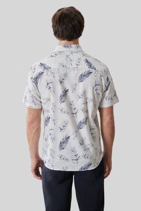 Chemise tissée pour homme par Robert Barakett | RB61200 Manolo Blanc | Boutique Vvög, vêtements mode pour homme et femme