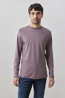 Chandail col rond pour homme par Robert Barakett | RB82247 Georgia Violet Persistant | Boutique Vvög, vêtements mode pour homme et femme