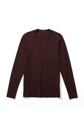 Chandail à col rond montant pour homme par Robert Barakett | Georgia RB82247 Bordeaux Profond | Boutique Vvög, vêtements mode pour homme et femme