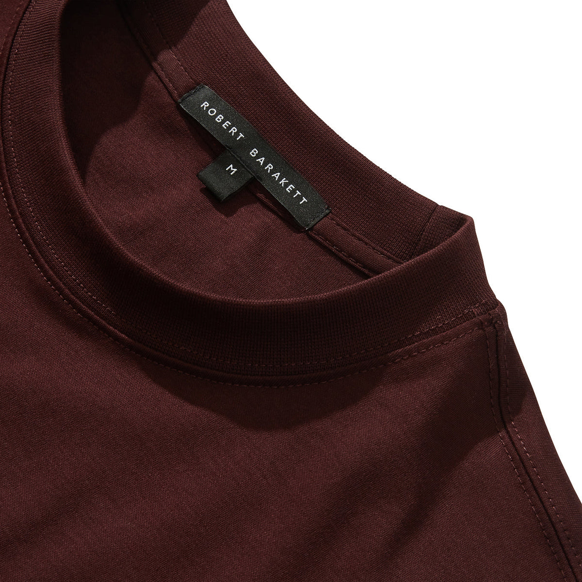 Chandail à col rond montant pour homme par Robert Barakett | Georgia RB82247 Bordeaux Profond | Boutique Vvög, vêtements mode pour homme et femme