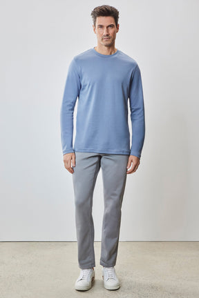 Chandail col rond pour homme par Robert Barakett | RB82247 Georgia Métallique | Boutique Vvög, vêtements mode pour homme et femme