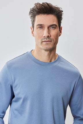 Chandail col rond pour homme par Robert Barakett | RB82247 Georgia Métallique | Boutique Vvög, vêtements mode pour homme et femme