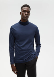 Chandail manches longues col roulé Robert Barakett | GEORGIA RB01224 Bleu Nuit | Boutique Vvög, vêtements mode pour homme & femmes
