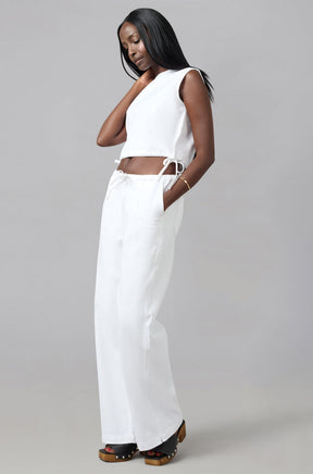 Pantalon pour femme par Lola Denim | REMY LOLA Blanc | Boutique Vvög, vêtements mode pour homme et femme