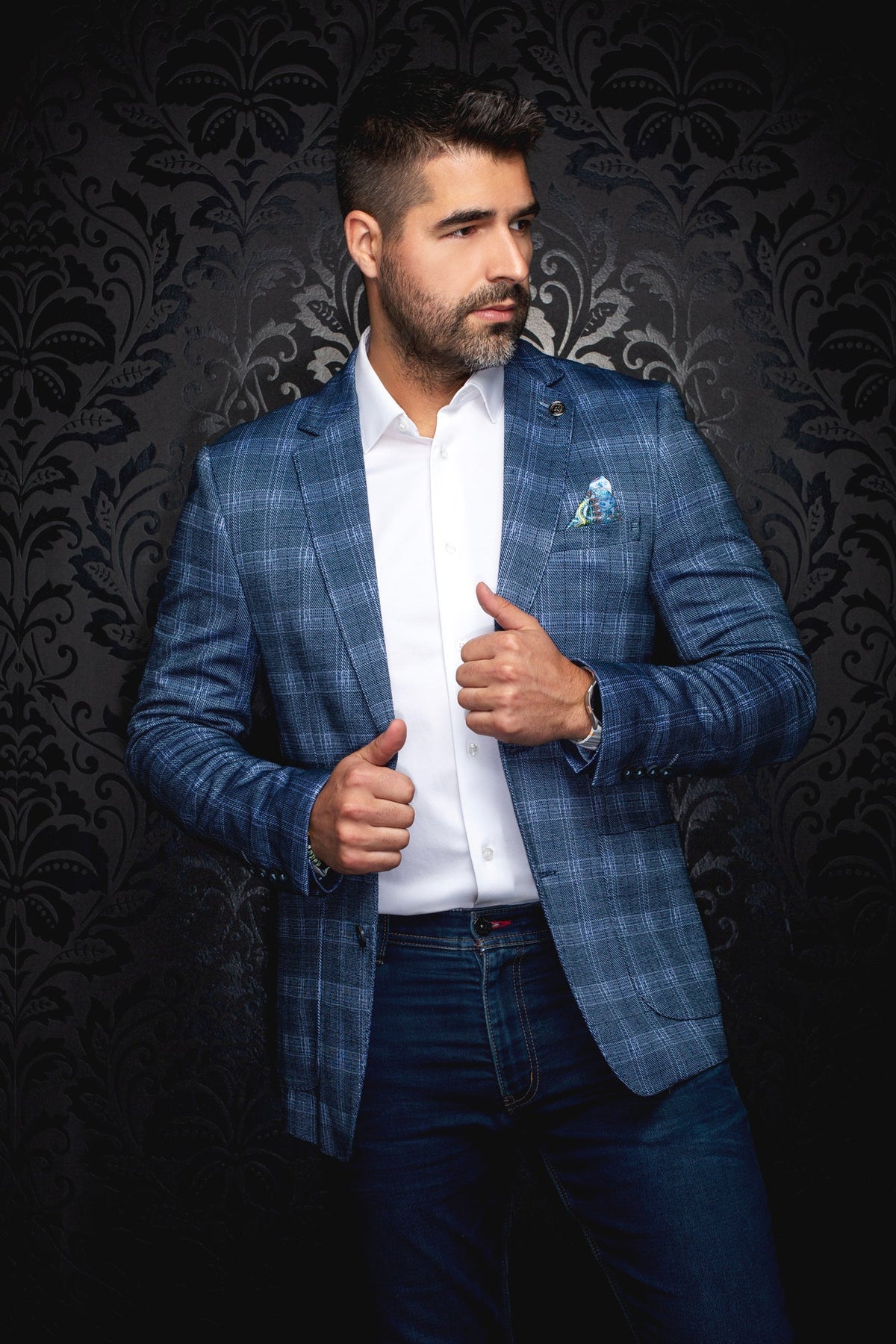 Veston pour homme par Au Noir | RITCHSON Marine | Boutique Vvög, inventaire complet de la marque Au Noir