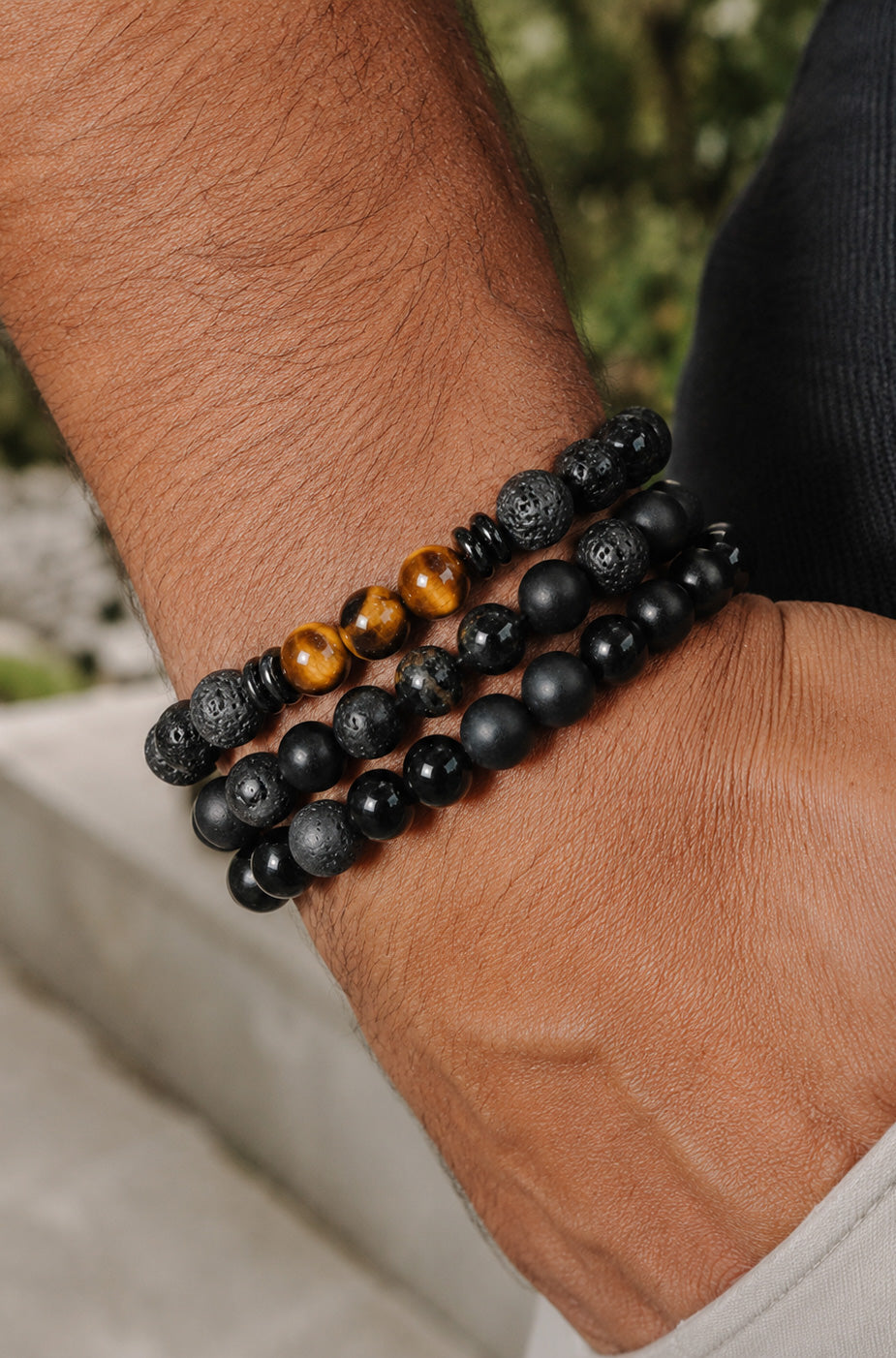 Détail: Bracelet pour homme par Au Noir