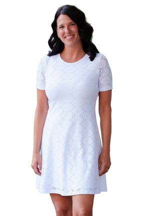 Robe pour femme par Rien ne se perd, tout se crée | Litchi Blanc | Boutique Vvög, vêtements mode pour homme et femme