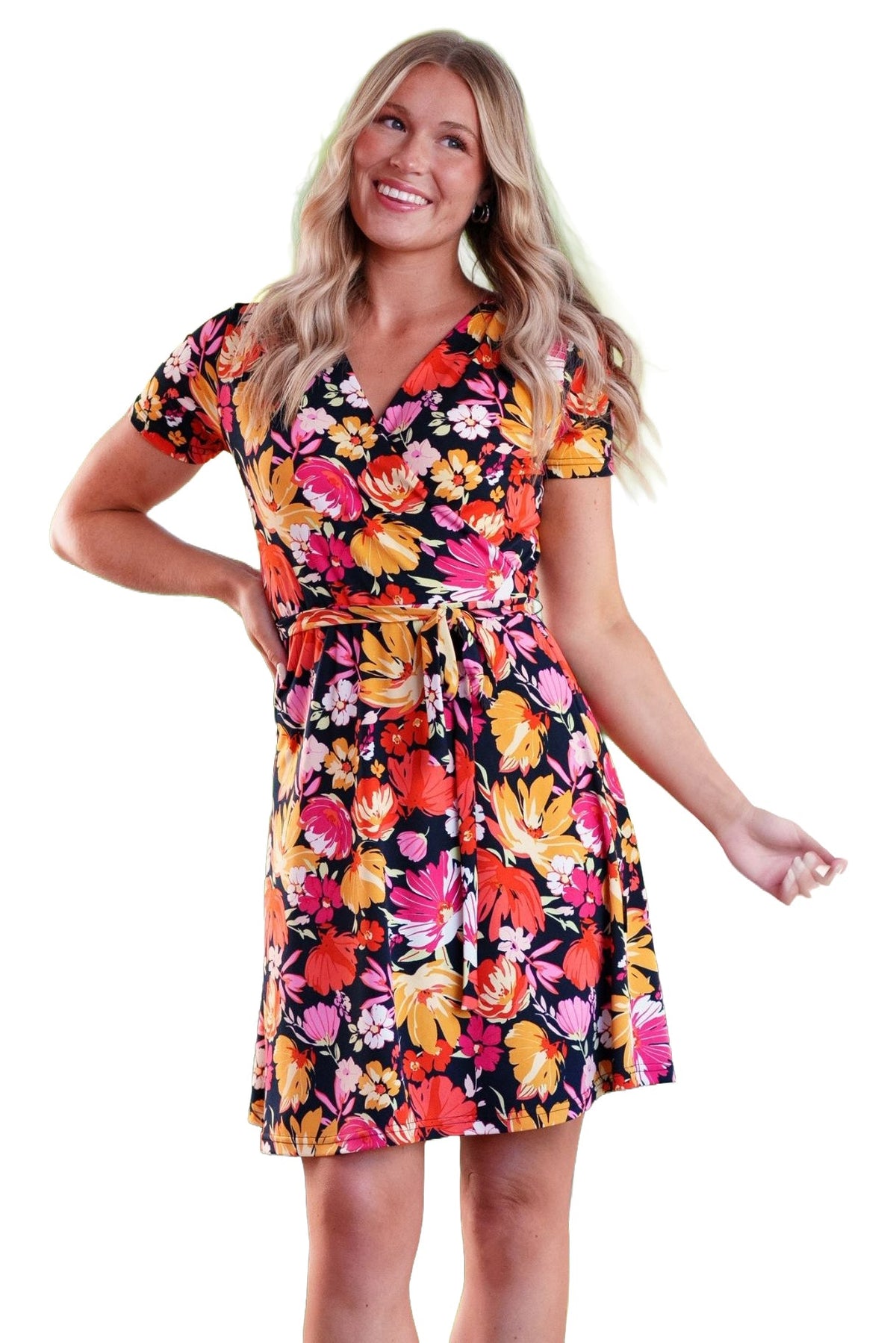 Robe pour femme par Rien ne se perd, tout se crée | Margarita Rouge Orangé | Boutique Vvög, vêtements mode pour homme et femme