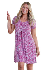 Robe pour femme par Rien ne se perd, tout se crée | Sangria Framboise | Boutique Vvög, vêtements mode pour homme et femme