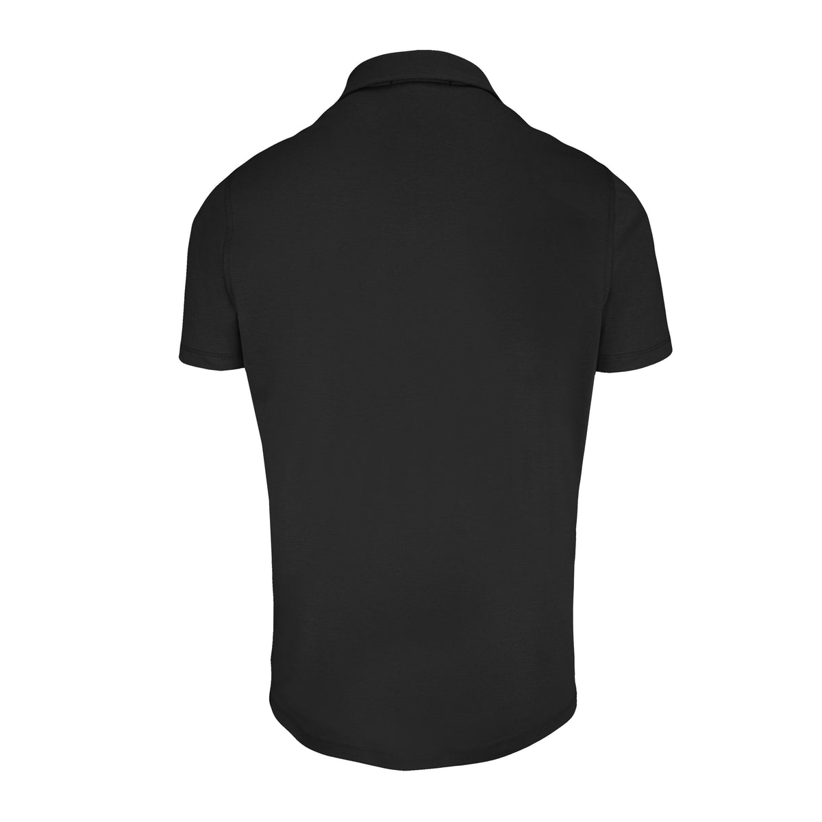 Polo avec fermeture éclair pour homme par Robert Barakett | Georgia RB01030 Noir | Boutique Vvög, vêtements mode pour homme & femmes