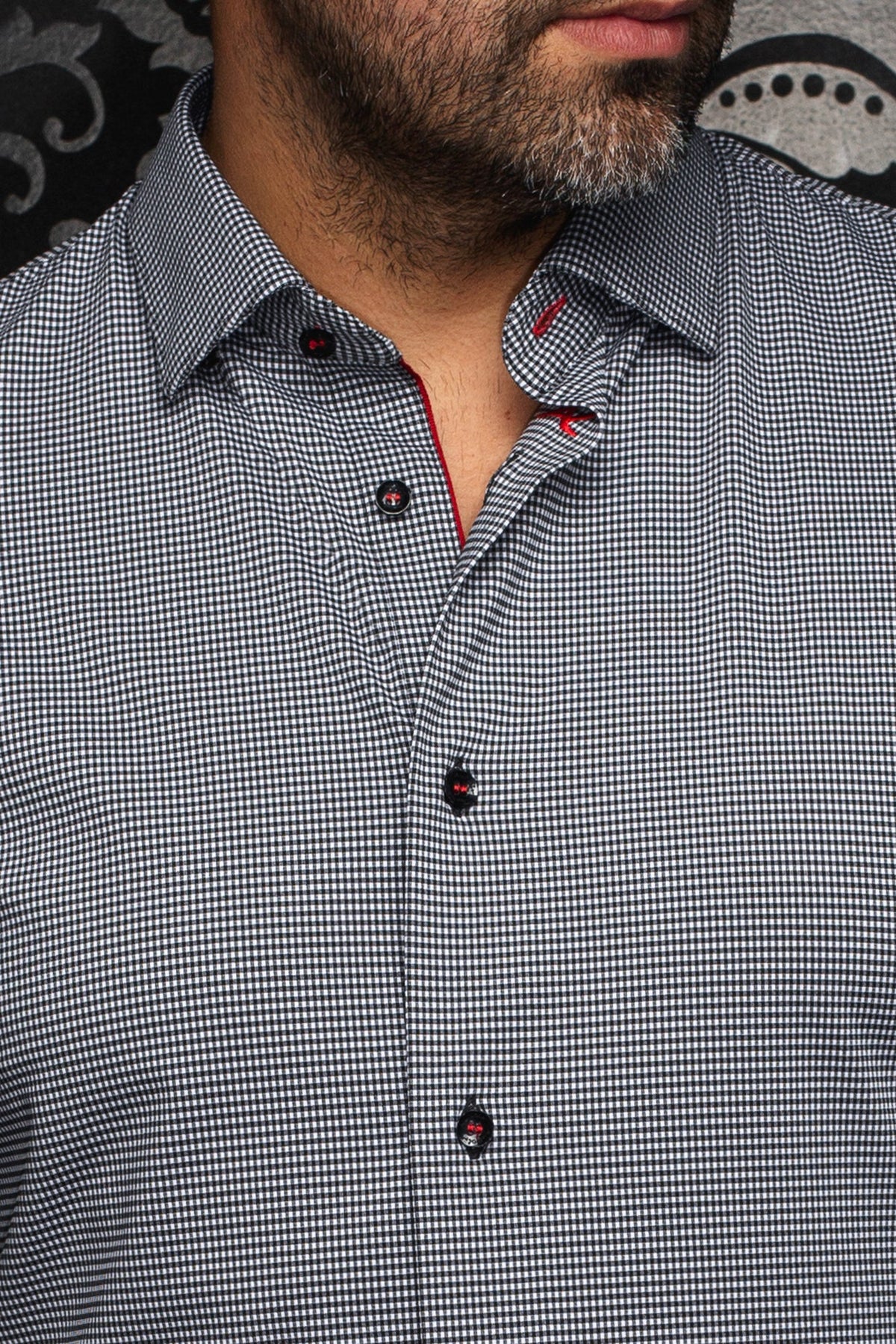 Chemise en nylon pour homme par Au Noir | SALENTO Noir | Boutique Vvög, vêtements mode pour homme et femme
