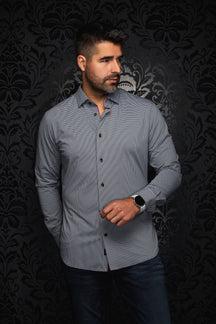 Chemise en nylon pour homme par Au Noir | SALENTO Noir | Boutique Vvög, vêtements mode pour homme et femme
