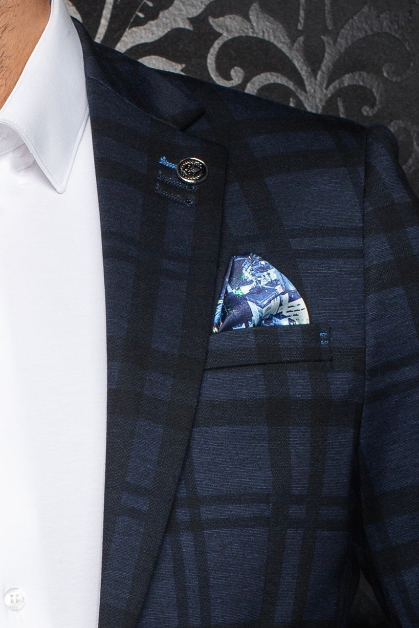 Veston pour homme par Au Noir | SELLECK Marine | Boutique Vvög, inventaire complet de la marque Au Noir