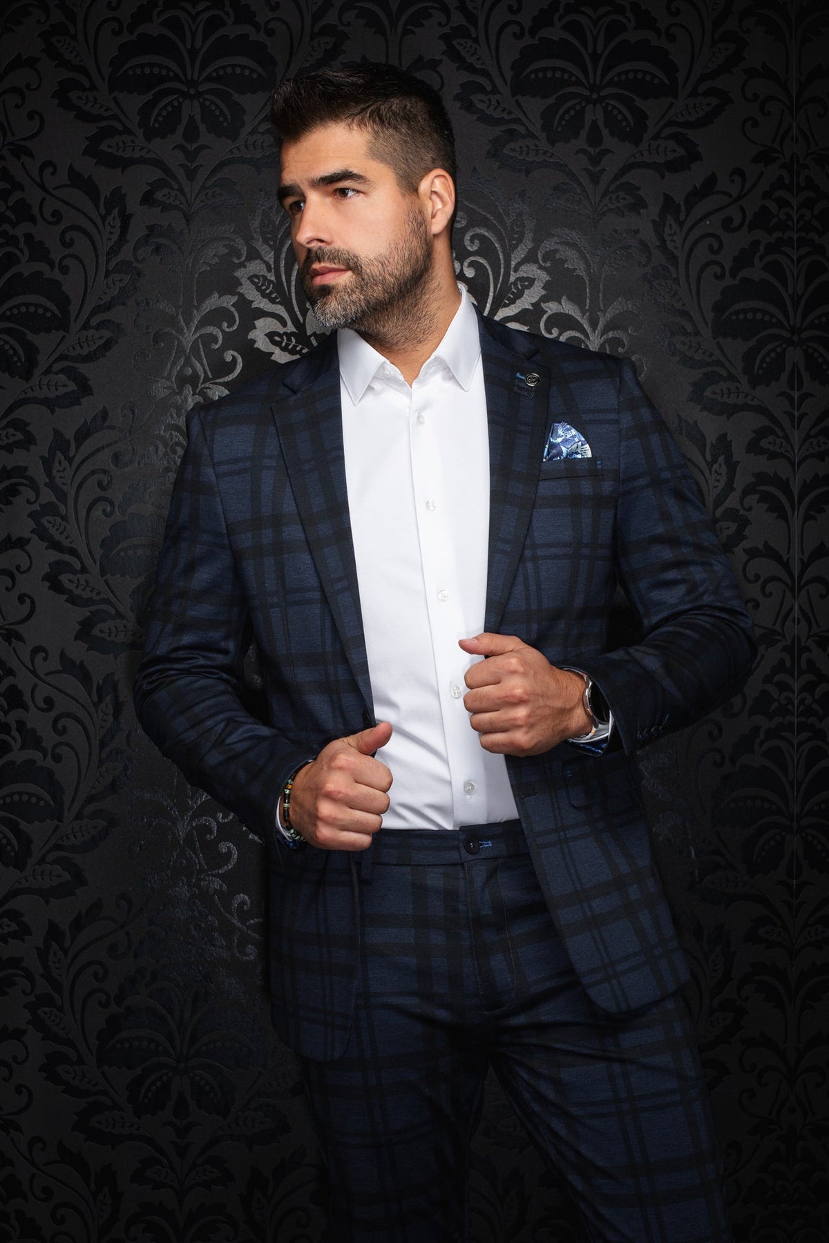 Veston pour homme par Au Noir | SELLECK Marine | Boutique Vvög, inventaire complet de la marque Au Noir