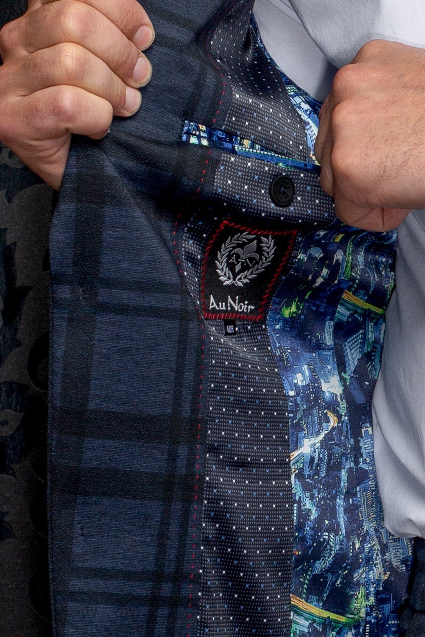 Veston pour homme par Au Noir | SELLECK Marine | Boutique Vvög, inventaire complet de la marque Au Noir