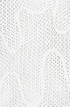 Chandail avec ouvertures pour femme par Esqualo | SP2602032 Blanc Cassé | Boutique Vvög, vêtements mode pour homme et femme