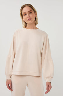 Chandail manches longues pour femme par Esqualo | SP2605000 Naturel | Boutique Vvög, vêtements mode pour homme et femme
