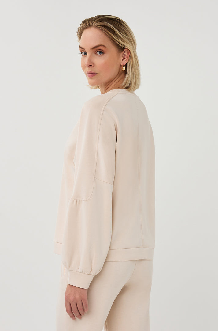 Chandail manches longues pour femme par Esqualo | SP2605000 Naturel | Boutique Vvög, vêtements mode pour homme et femme