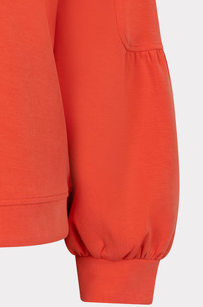 Chandail manches longues pour femme par Esqualo | SP2605000 Rouge Chili | Boutique Vvög, vêtements mode pour homme et femme