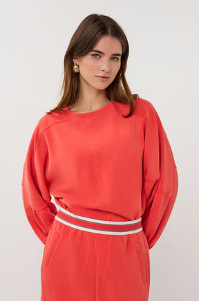 Chandail manches longues pour femme par Esqualo | SP2605000 Rouge Chili | Boutique Vvög, vêtements mode pour homme et femme