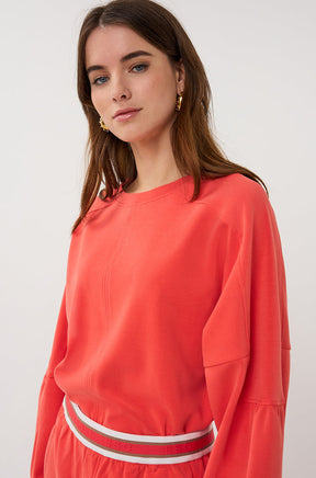 Chandail manches longues pour femme par Esqualo | SP2605000 Rouge Chili | Boutique Vvög, vêtements mode pour homme et femme