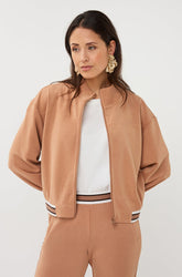 Veste pour femme par Esqualo | SP2605002 Cappuccino | Boutique Vvög, vêtements mode pour homme et femme