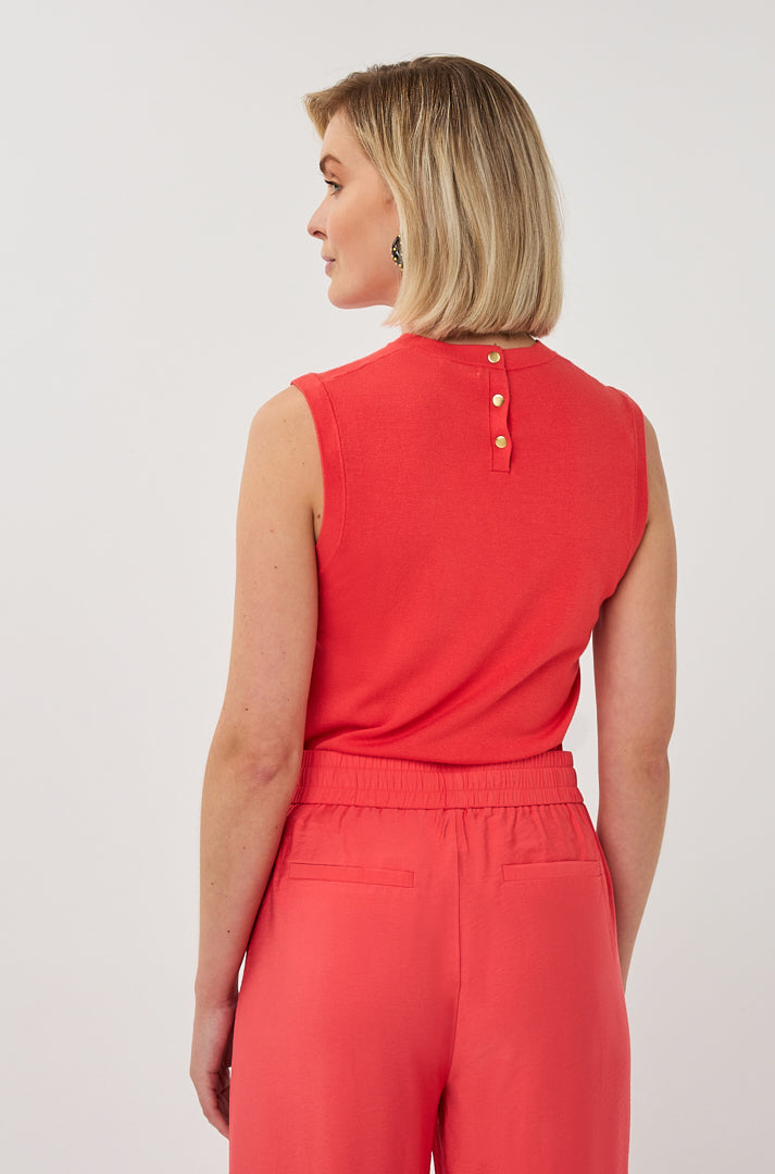 Camisole pour femme par Esqualo | SP2607004 Rouge Chili | Boutique Vvög, vêtements mode pour homme et femme