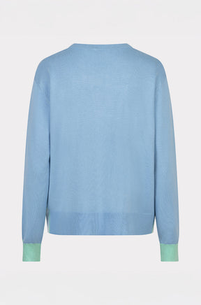 T-Shirt pour femme par Esqualo | SP2607009 Bleu Pacifique | Boutique Vvög, vêtements mode pour homme et femme