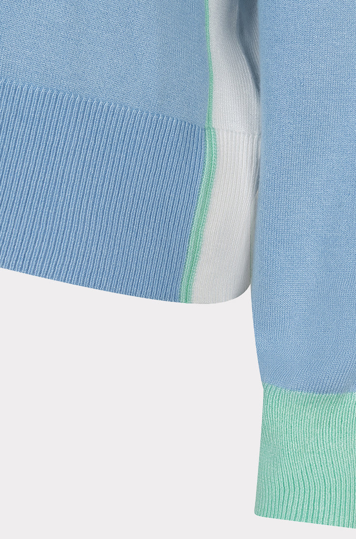 T-Shirt pour femme par Esqualo | SP2607009 Bleu Pacifique | Boutique Vvög, vêtements mode pour homme et femme