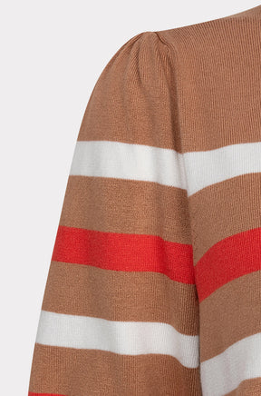 T-Shirt pour femme par Esqualo | SP2607010 Cappuccino | Boutique Vvög, vêtements mode pour homme et femme