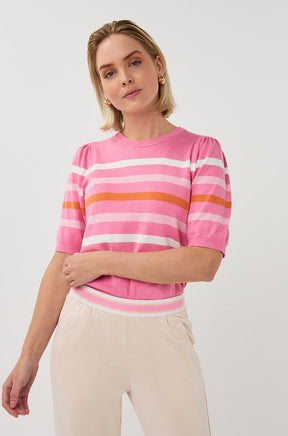 T-Shirt pour femme par Esqualo | SP2607010 Rose | Boutique Vvög, vêtements mode pour homme et femme