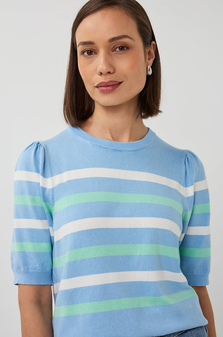 T-Shirt pour femme par Esqualo | SP2607010 Bleu Pacifique | Boutique Vvög, vêtements mode pour homme et femme