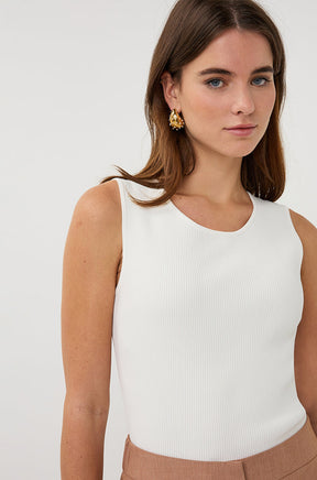 Camisole pour femme par Esqualo | SP2607015 Blanc Cassé | Boutique Vvög, vêtements mode pour homme et femme