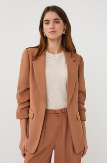 Veston pour femme par Esqualo | SP2610000 Cappuccino | Boutique Vvög, vêtements mode pour homme et femme