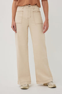 Pantalon pour femme par Esqualo | SP2612020 Naturel | Boutique Vvög, vêtements mode pour homme et femme
