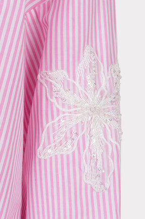 Blouse pour femme par Esqualo | SP2614028 Rose Blanc | Boutique Vvög, vêtements mode pour homme et femme