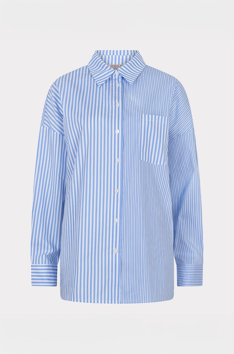 Blouse pour femme par Esqualo | SP2628003 Bleu Blanc | Boutique Vvög, vêtements mode pour homme et femme