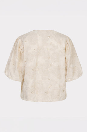 Blouse boutonnée pour femme par Esqualo | SP2628005 Écru | Boutique Vvög, vêtements mode pour homme et femme