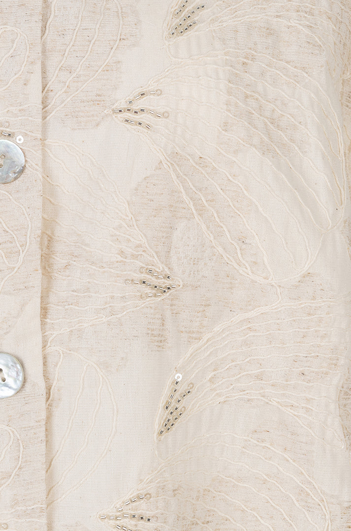 Blouse boutonnée pour femme par Esqualo | SP2628005 Écru | Boutique Vvög, vêtements mode pour homme et femme