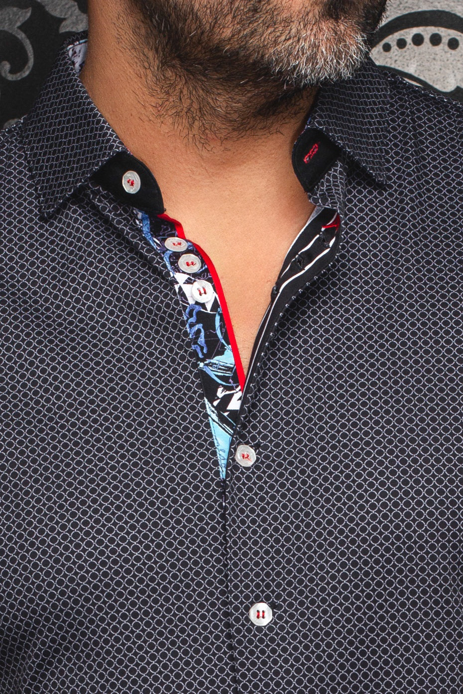 Chemise manches longues en Knit pour homme par Au Noir | SUNDANCE Noir Gris | Boutique Vvög, inventaire complet de la marque Au Noir