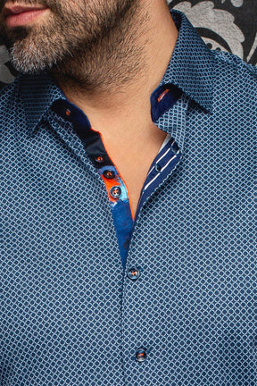 Chemise manches longues en Knit pour homme par Au Noir | SUNDANCE Marine | Boutique Vvög, inventaire complet de la marque Au Noir