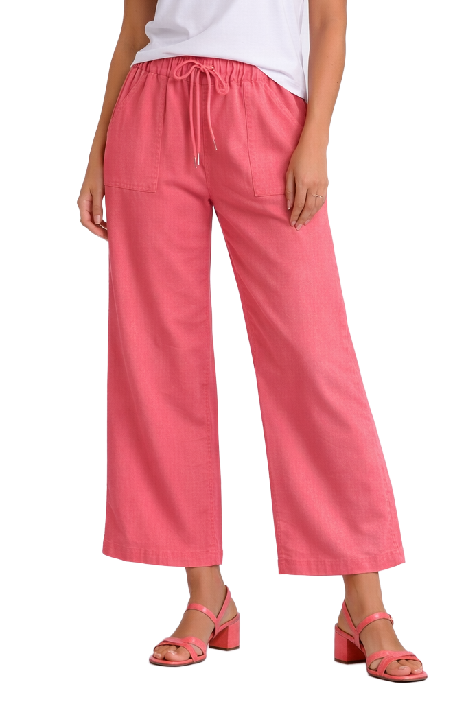 Pantalon pour femme par Carreli Jeans | T 1003 Corail Calypso | Boutique Vvög, vêtements mode pour homme et femme